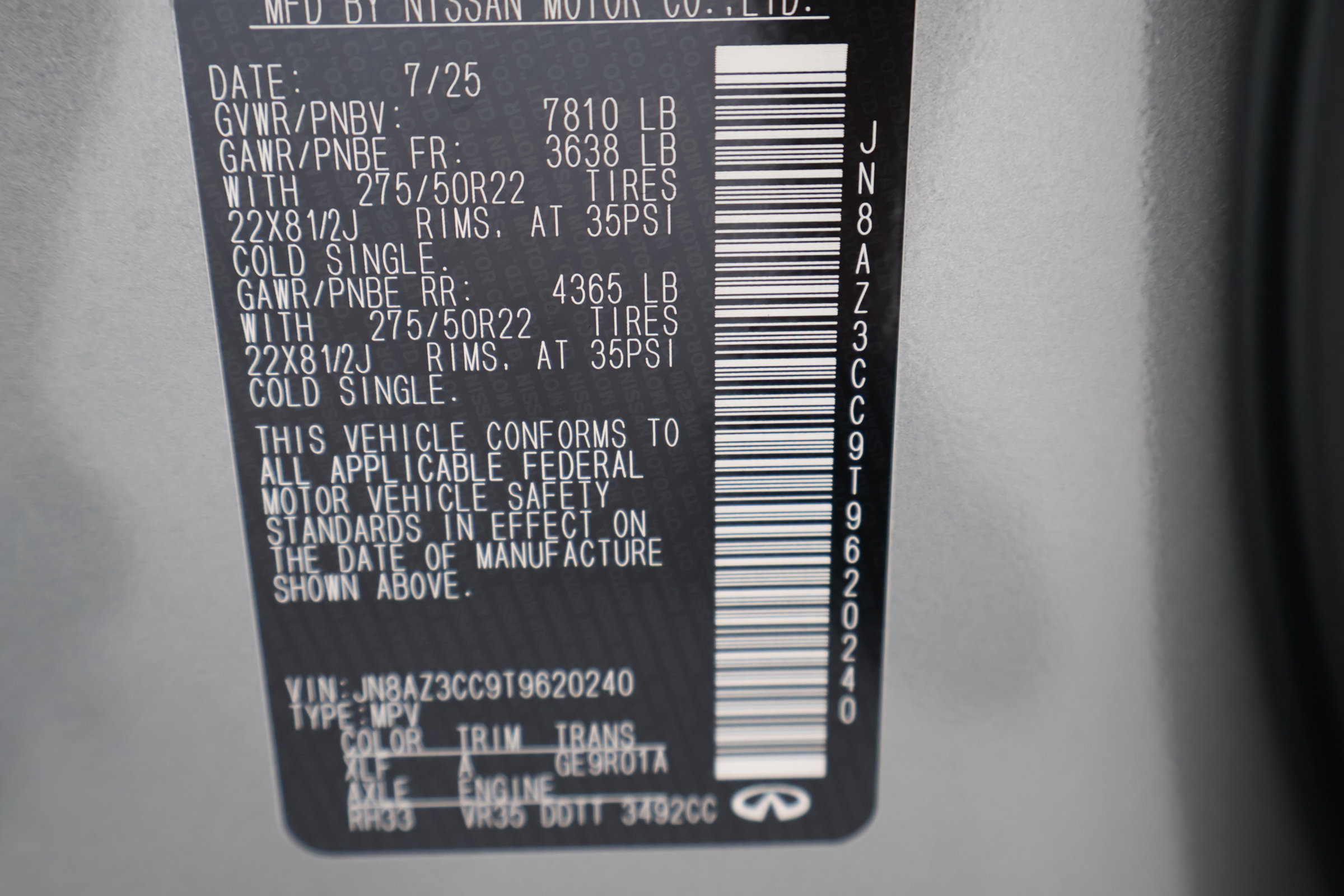 New 2026 INFINITI QX80 Autograph image 26