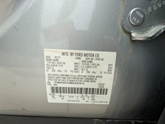 Used 2021 Ford Explorer XLT image 37