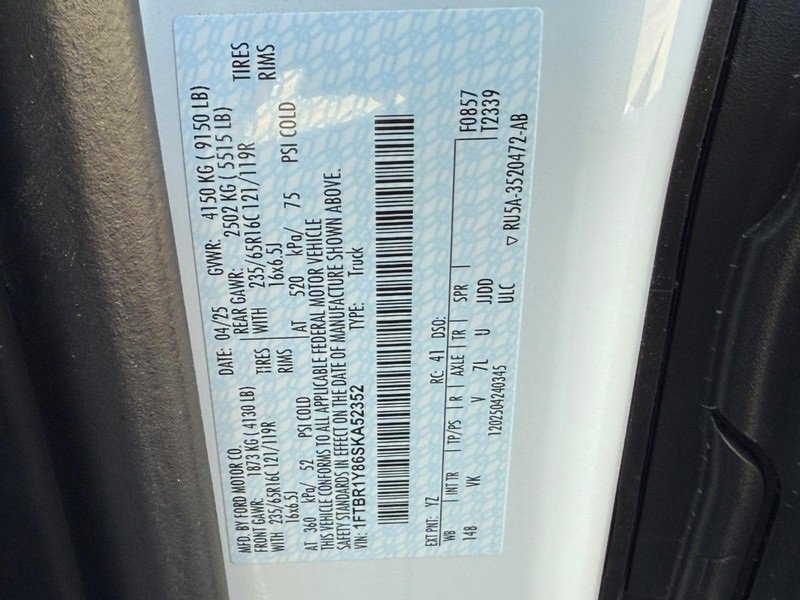 New 2025 Ford Transit 250 Low Roof w/ Load Area Protection Package image 18