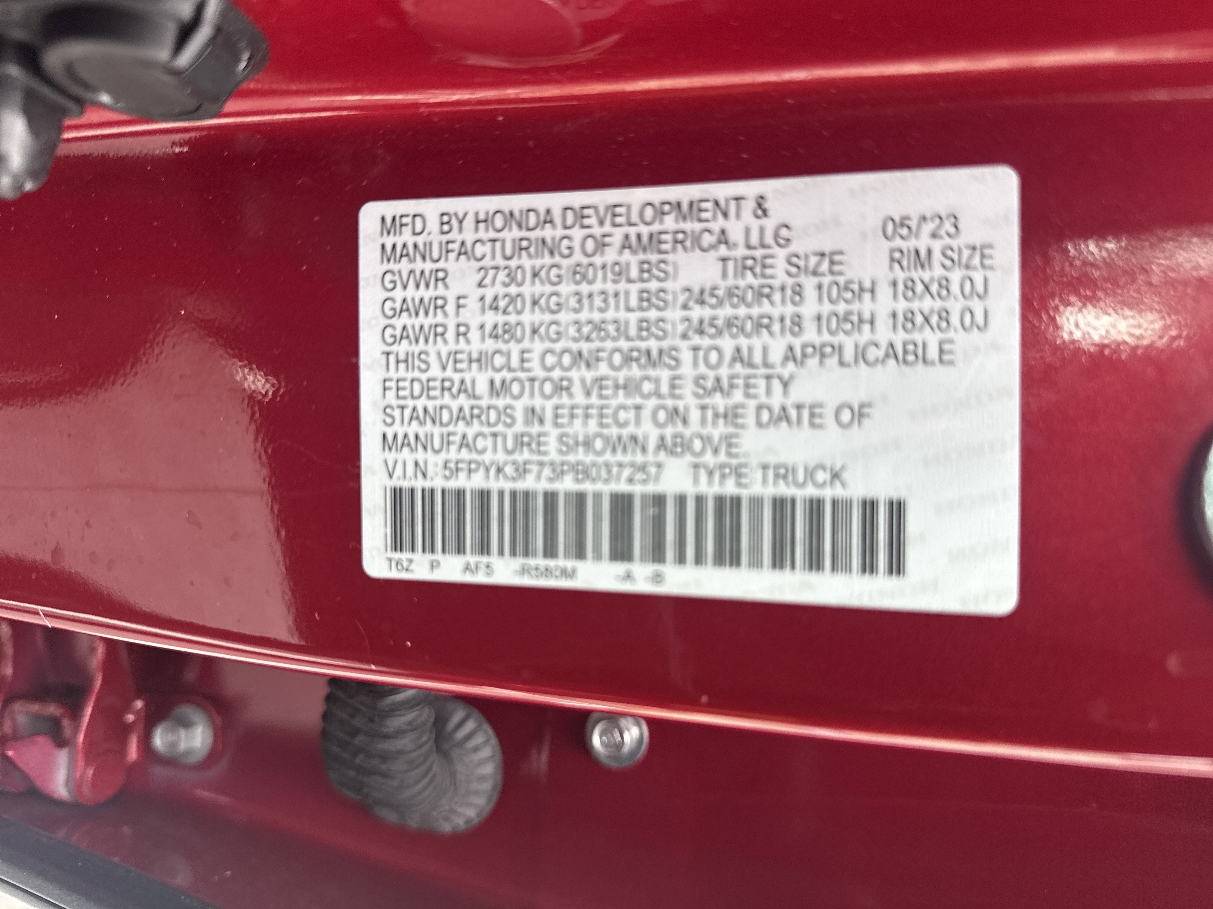 Used 2023 Honda Ridgeline RTL-E image 32