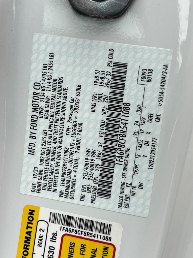 Used 2024 Ford Mustang GT w/ Mustang Nite Pony Package image 33