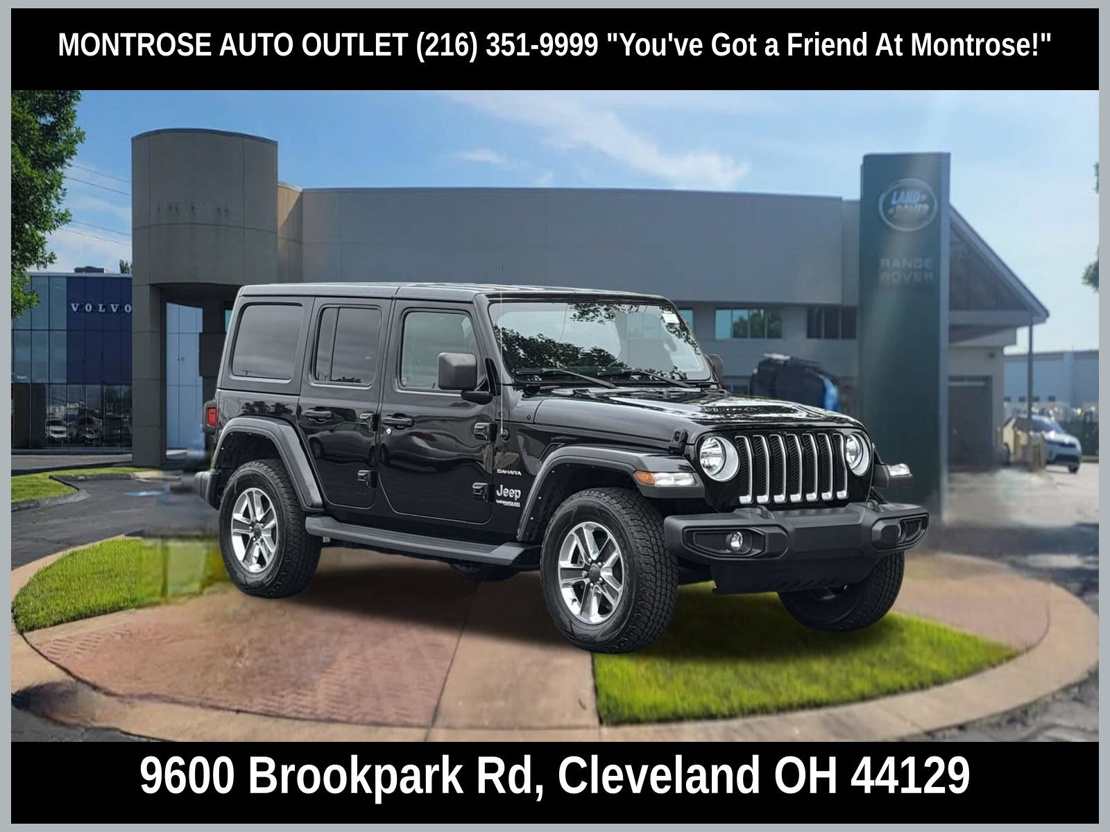 Used 2021 Jeep Wrangler Unlimited Sahara w/ Uconnect 4C Nav & Sound Group AWD/4WD image 1