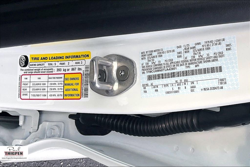 New 2026 Ford Escape ST-Line w/ Tech Pack #1 image 13