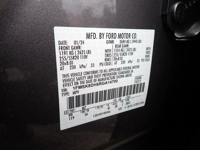 Certified 2024 Ford Explorer XLT w/ Equipment Group 202A AWD/4WD image 24