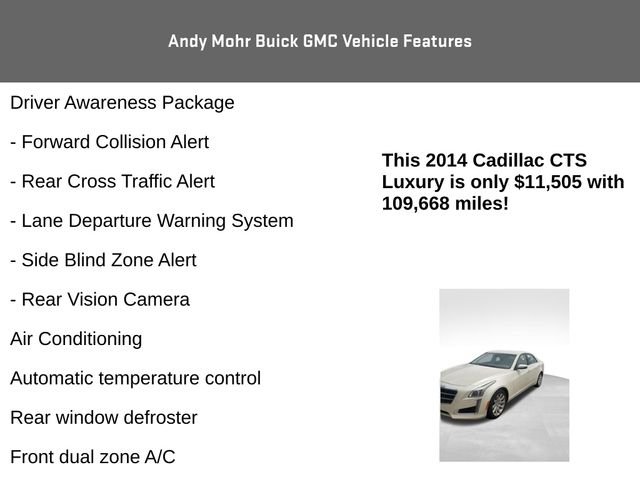 Used 2014 Cadillac CTS Luxury image 12