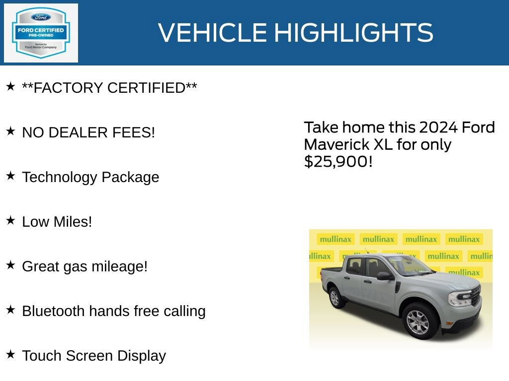 Used 2024 Ford Maverick XL FWD image 11