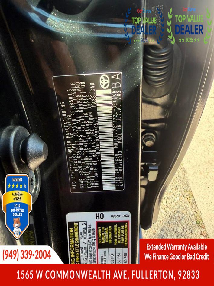 Used 2019 Toyota Corolla SE FWD image 33