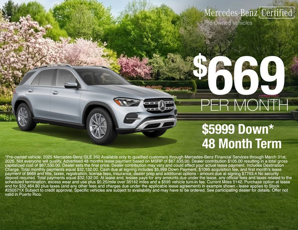 Certified 2025 Mercedes-Benz GLE 350 4MATIC image 2