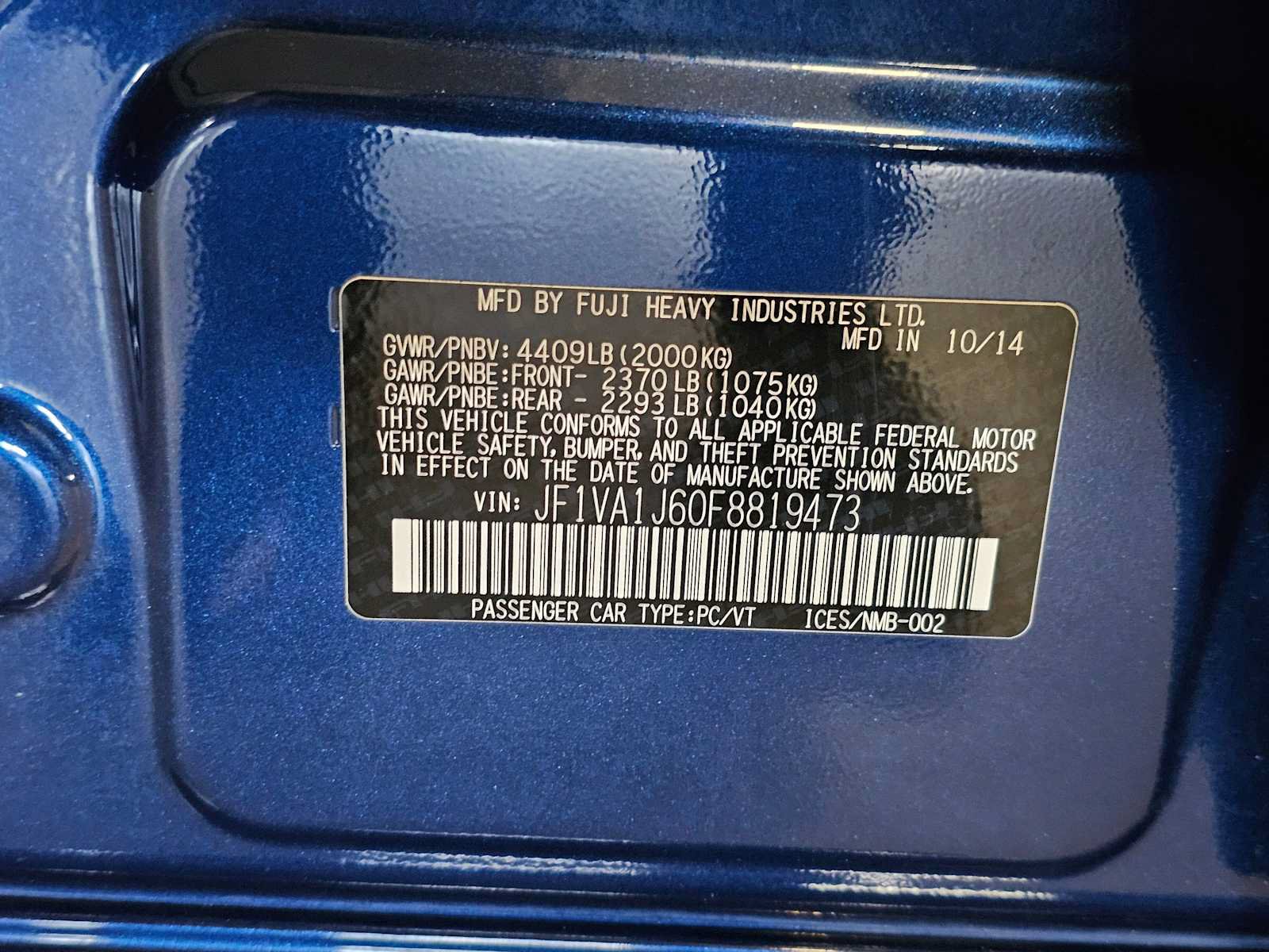 Used 2015 Subaru WRX Limited AWD/4WD image 36