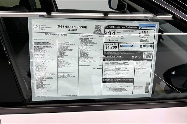 New 2025 Nissan Rogue SL w/ Tech Package image 38