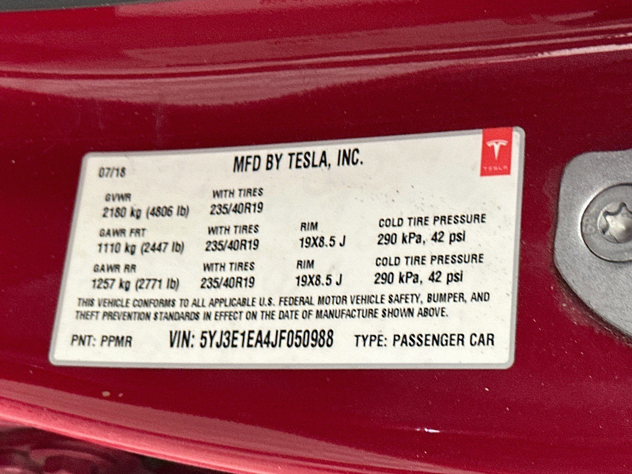 Used 2018 Tesla Model 3 Long Range RWD image 12