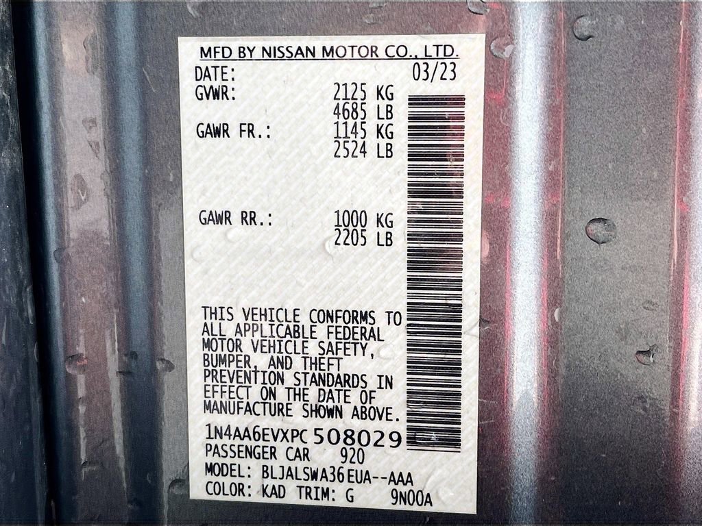 Used 2023 Nissan Maxima SR w/ Sport Mat Group image 35