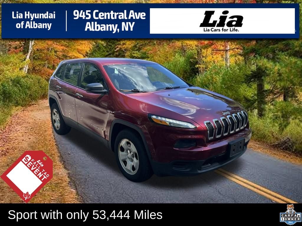 Used 2016 Jeep Cherokee Sport w/ Cold Weather Group AWD/4WD image 1
