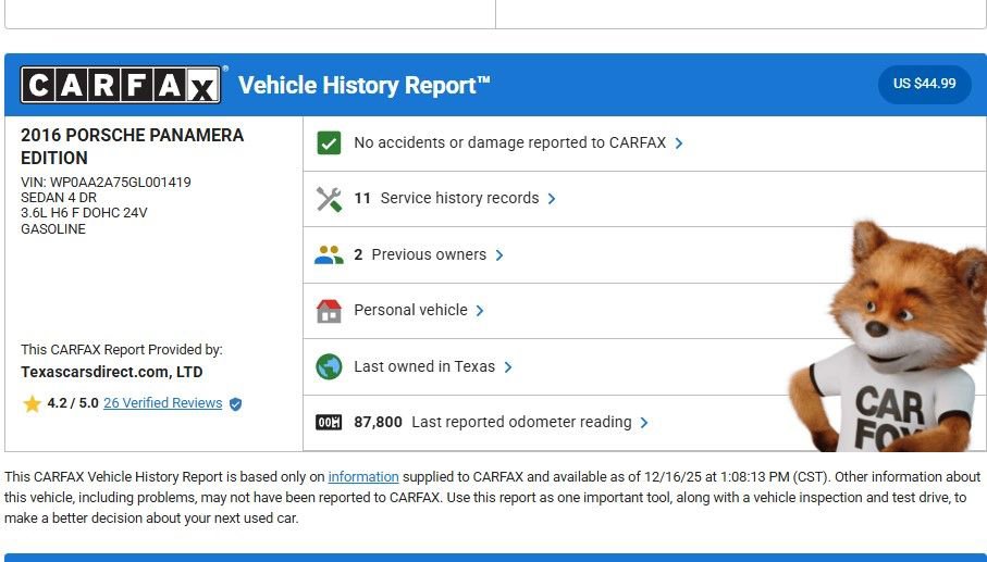 Used 2016 Porsche Panamera Edition image 9