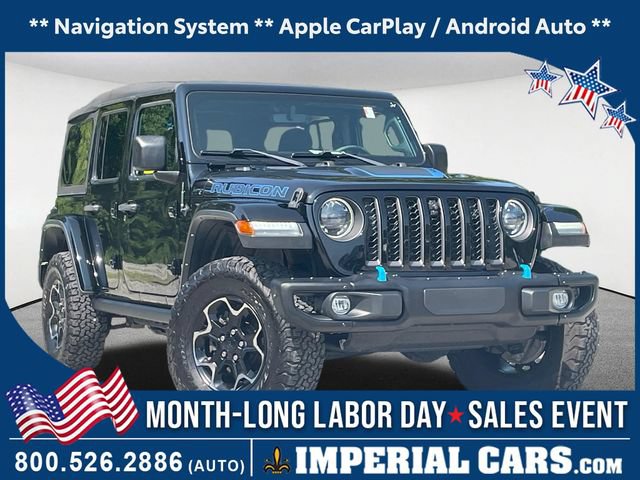 Used 2023 Jeep Wrangler Unlimited Rubicon 4xe w/ Steel Bumper Group AWD/4WD image 1