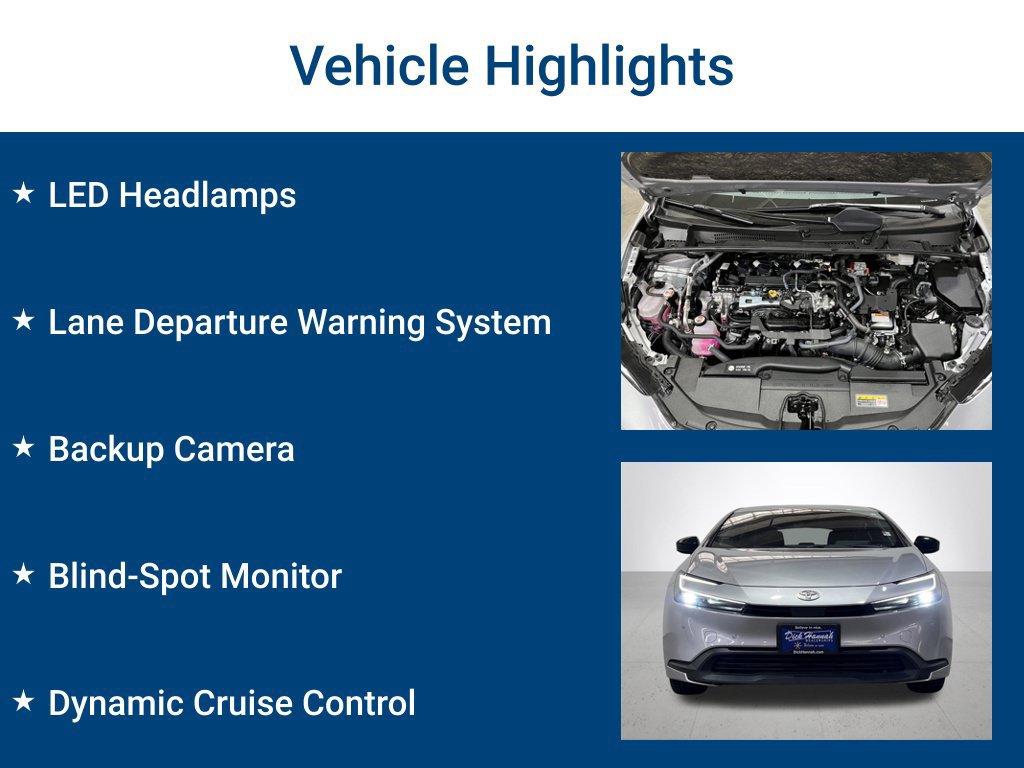 Used 2025 Toyota Prius LE FWD image 3