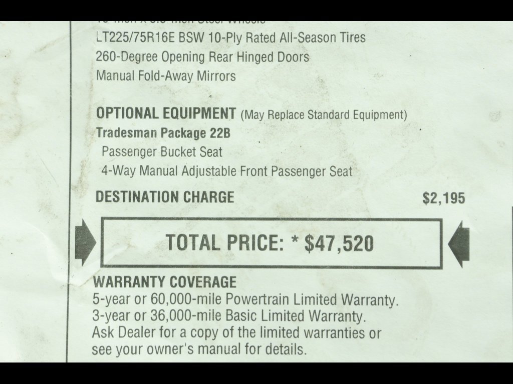 New 2026 RAM ProMaster 1500 image 23