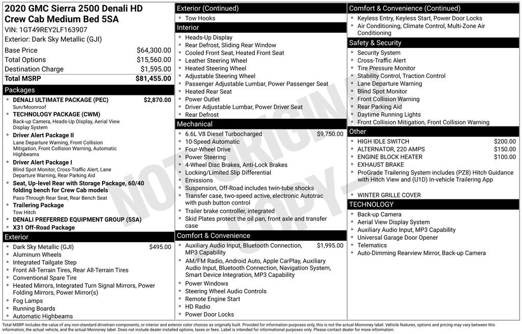 Used 2020 GMC Sierra 2500 Denali w/ Denali Ultimate Package image 32