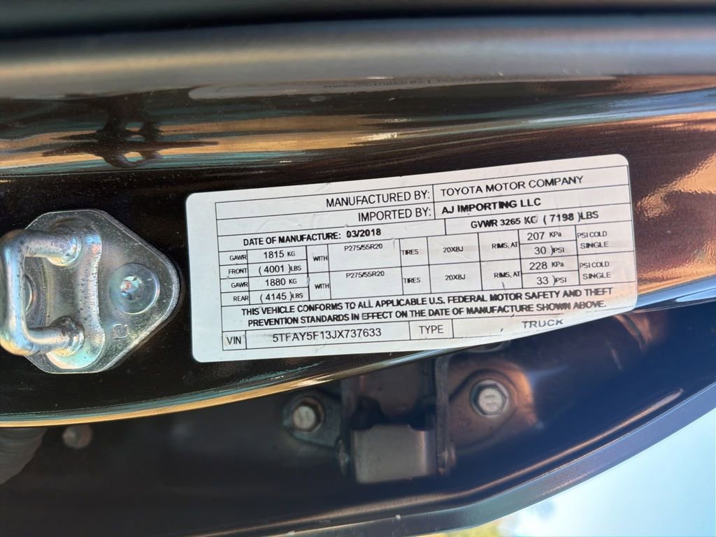 Used 2018 Toyota Tundra 1794 Edition image 20