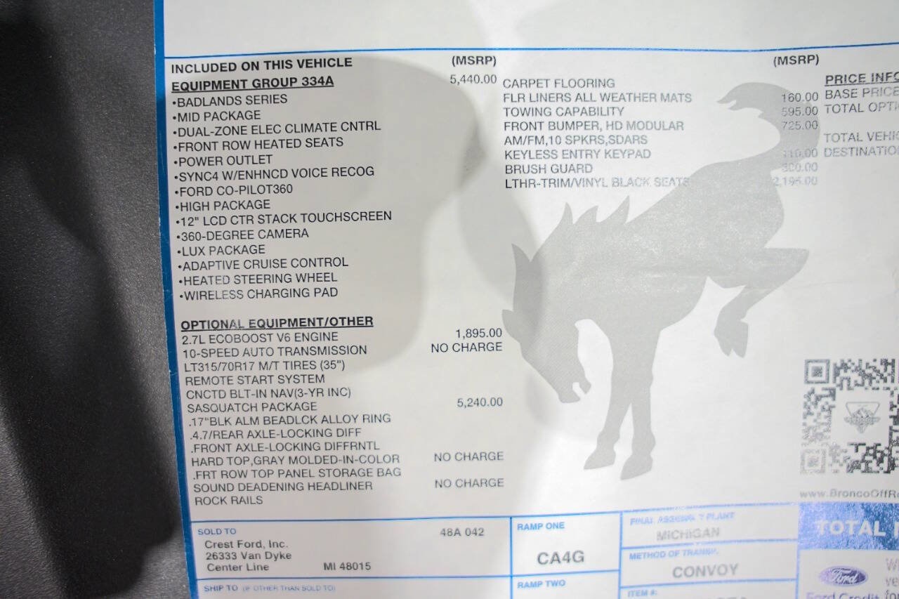 Used 2023 Ford Bronco Badlands image 28