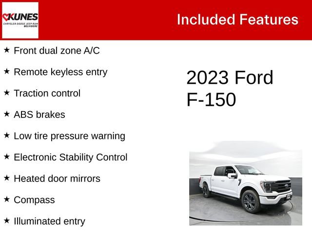 Used 2023 Ford F150 Lariat w/ Equipment Group 502A High AWD/4WD image 3