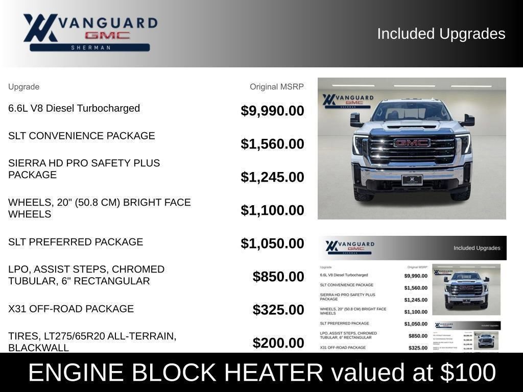Used 2025 GMC Sierra 2500 SLT w/ SLT Convenience Package AWD/4WD image 18