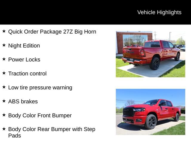 New 2026 RAM 1500 Big Horn w/ Night Edition AWD/4WD image 3