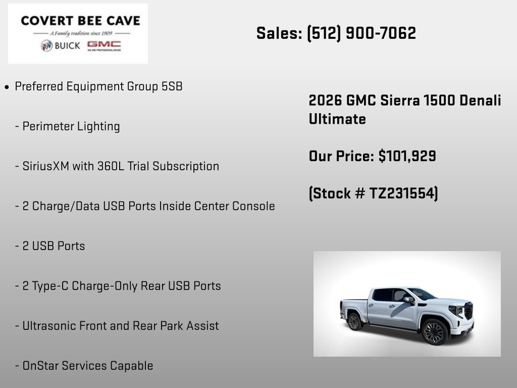 New 2026 GMC Sierra 1500 Denali Ultimate image 30