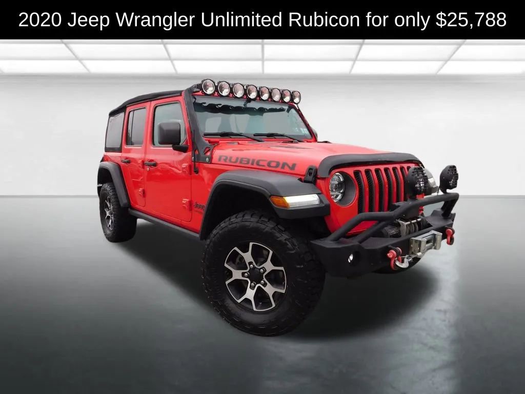 Used 2020 Jeep Wrangler Unlimited Rubicon w/ Dual Top Group image 1