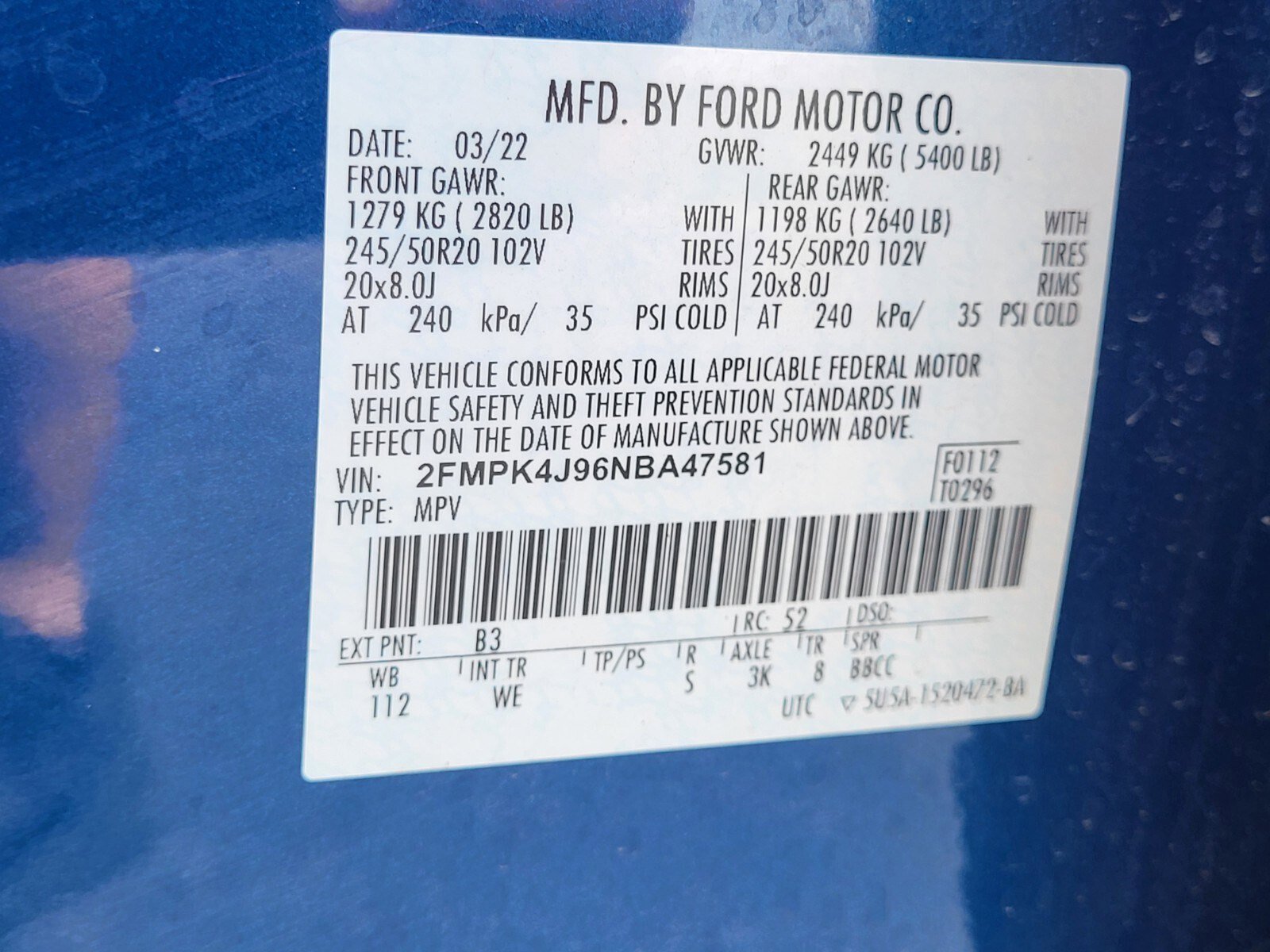 Certified 2022 Ford Edge ST-Line w/ Class II Trailer Tow Package image 33