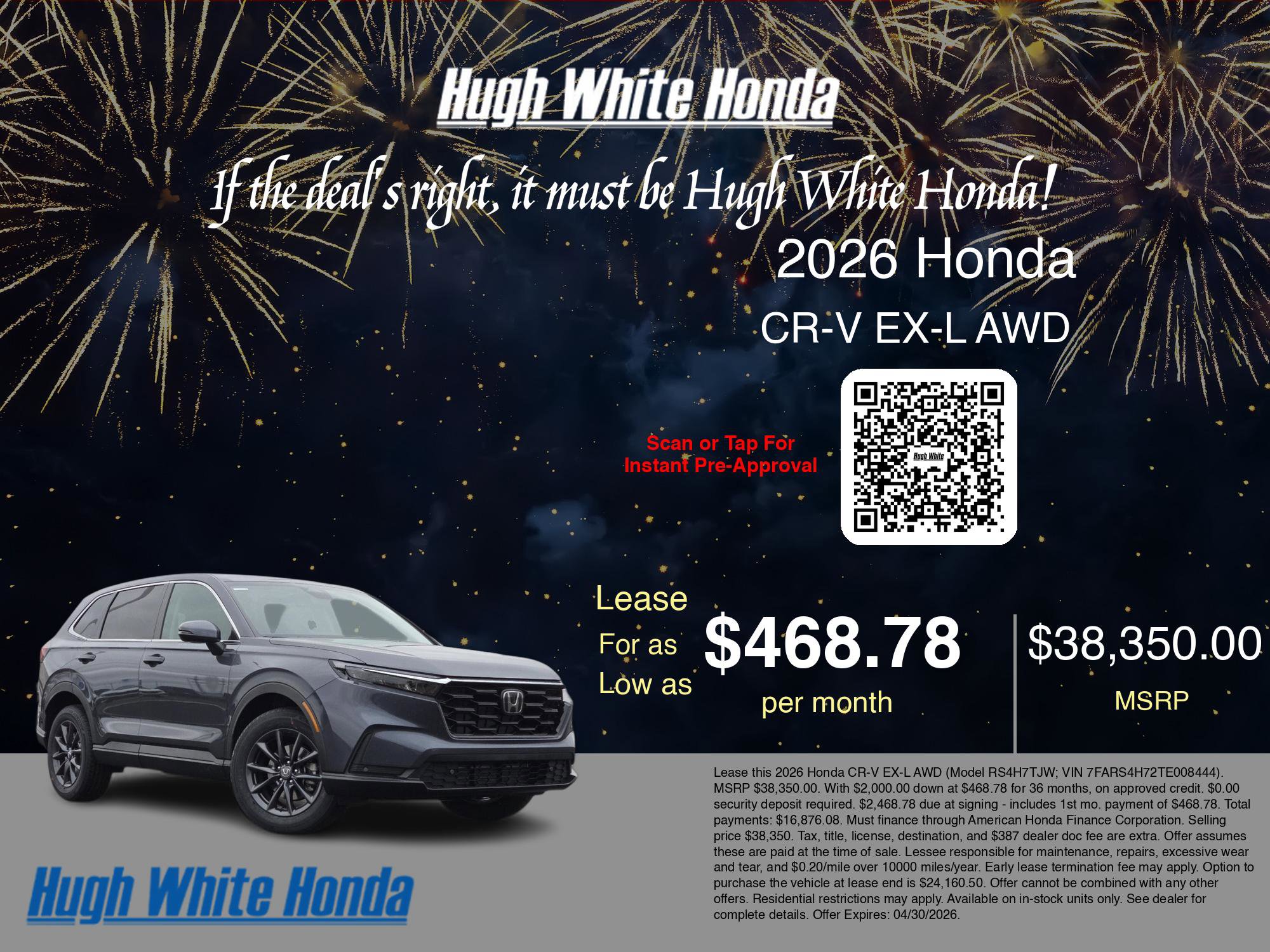 New 2026 Honda CR-V EX-L image 3