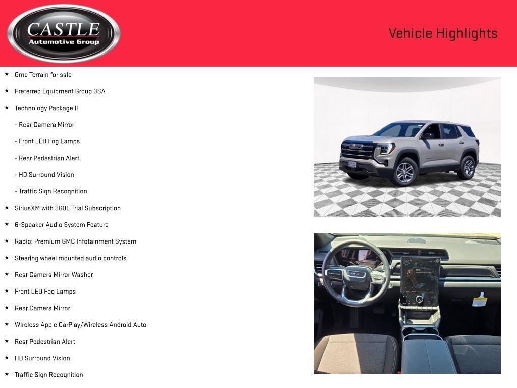 New 2026 GMC Terrain Elevation w/ Technology Package II FWD image 3