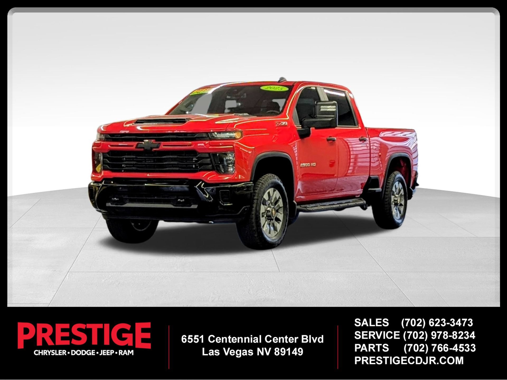 Used 2025 Chevrolet Silverado 2500 Custom w/ Custom Value Package