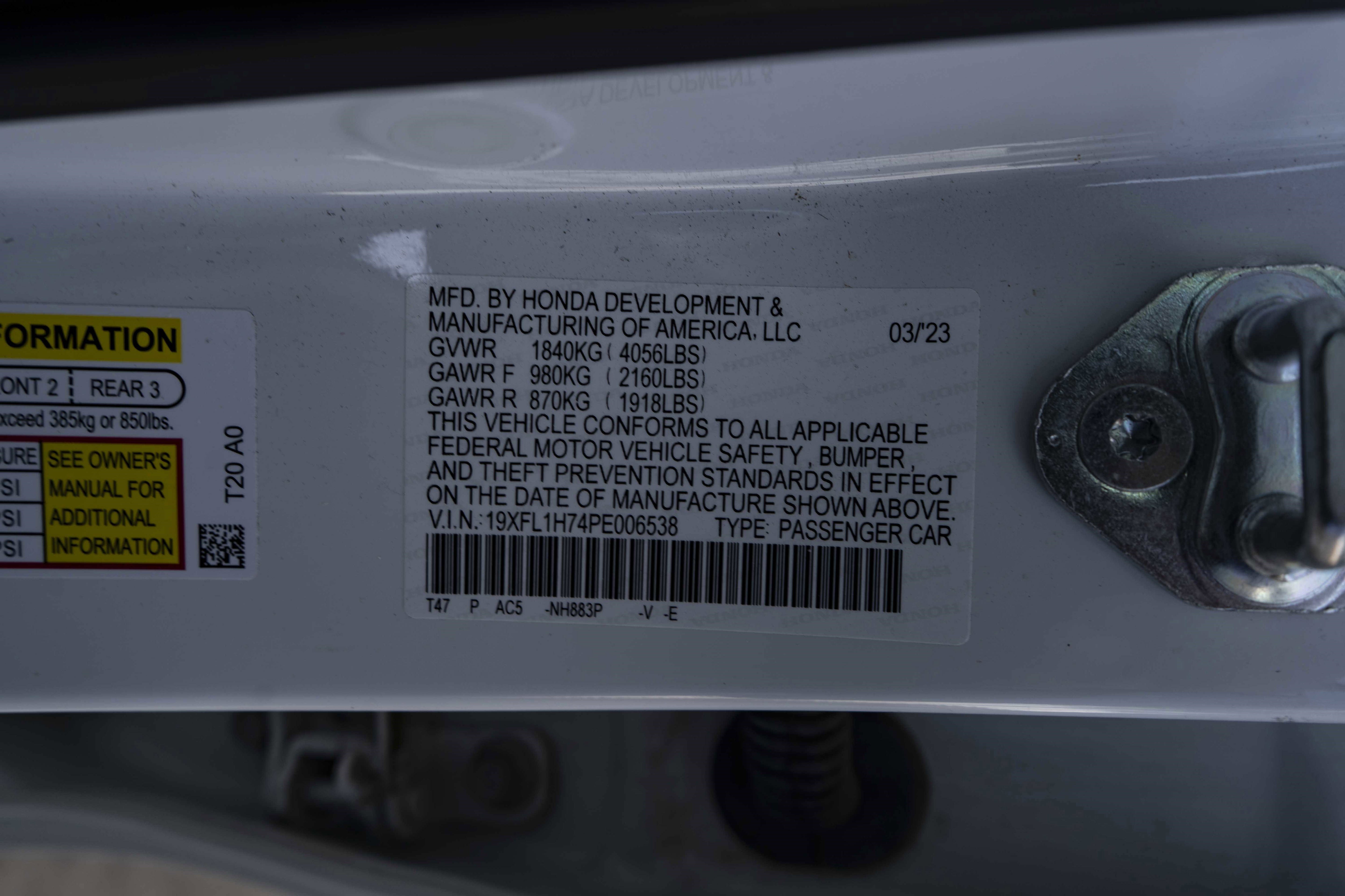 Used 2023 Honda Civic EX-L image 44