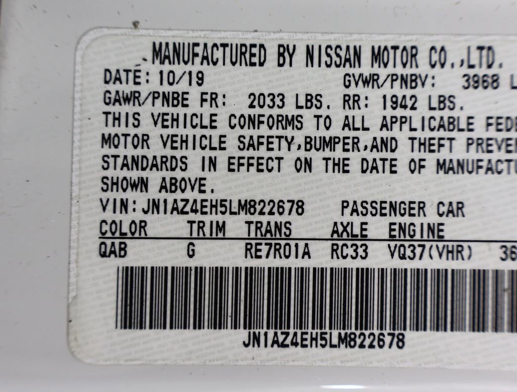 Used 2020 Nissan 370Z Touring Sport image 11