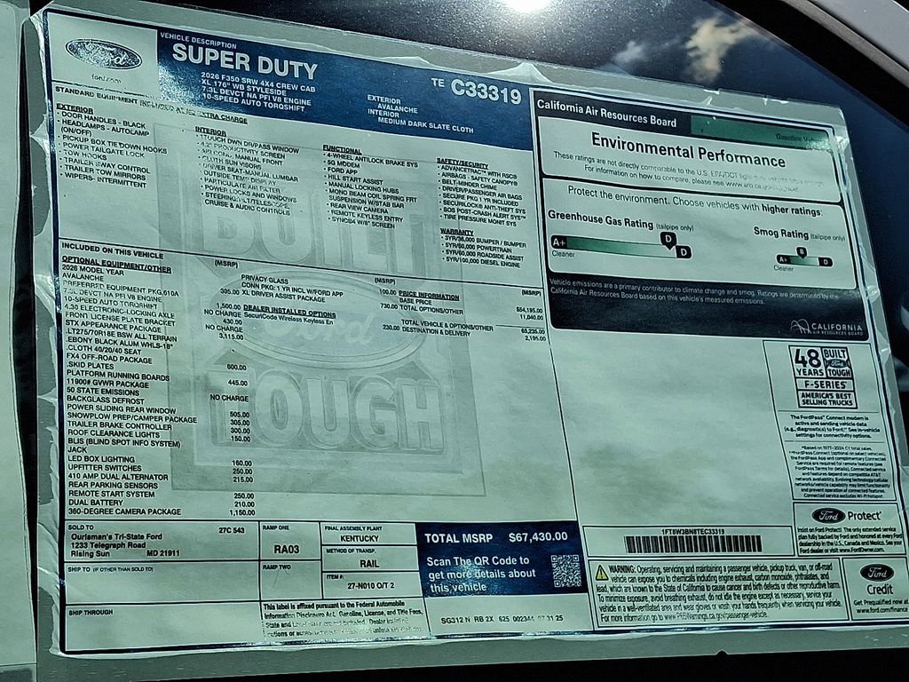 New 2026 Ford F350 XL w/ STX Appearance Package image 17