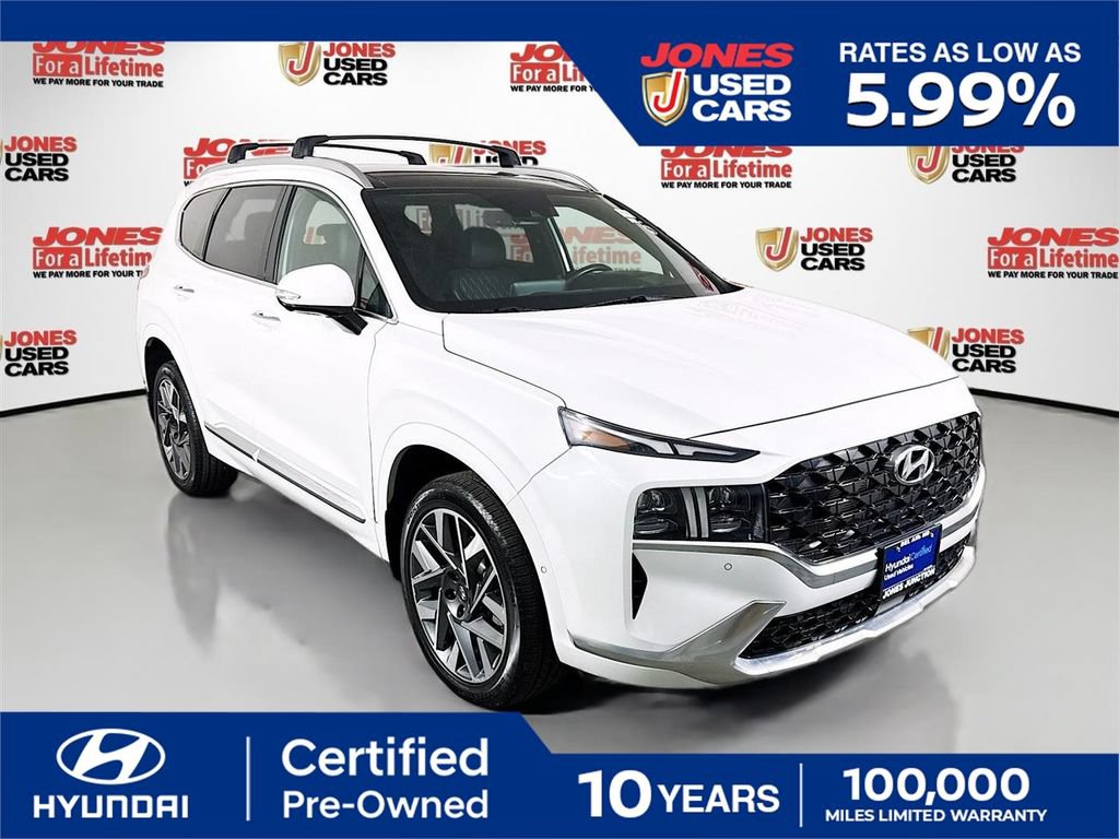 Certified 2021 Hyundai Santa Fe Calligraphy w/ Cargo Package AWD/4WD image 1