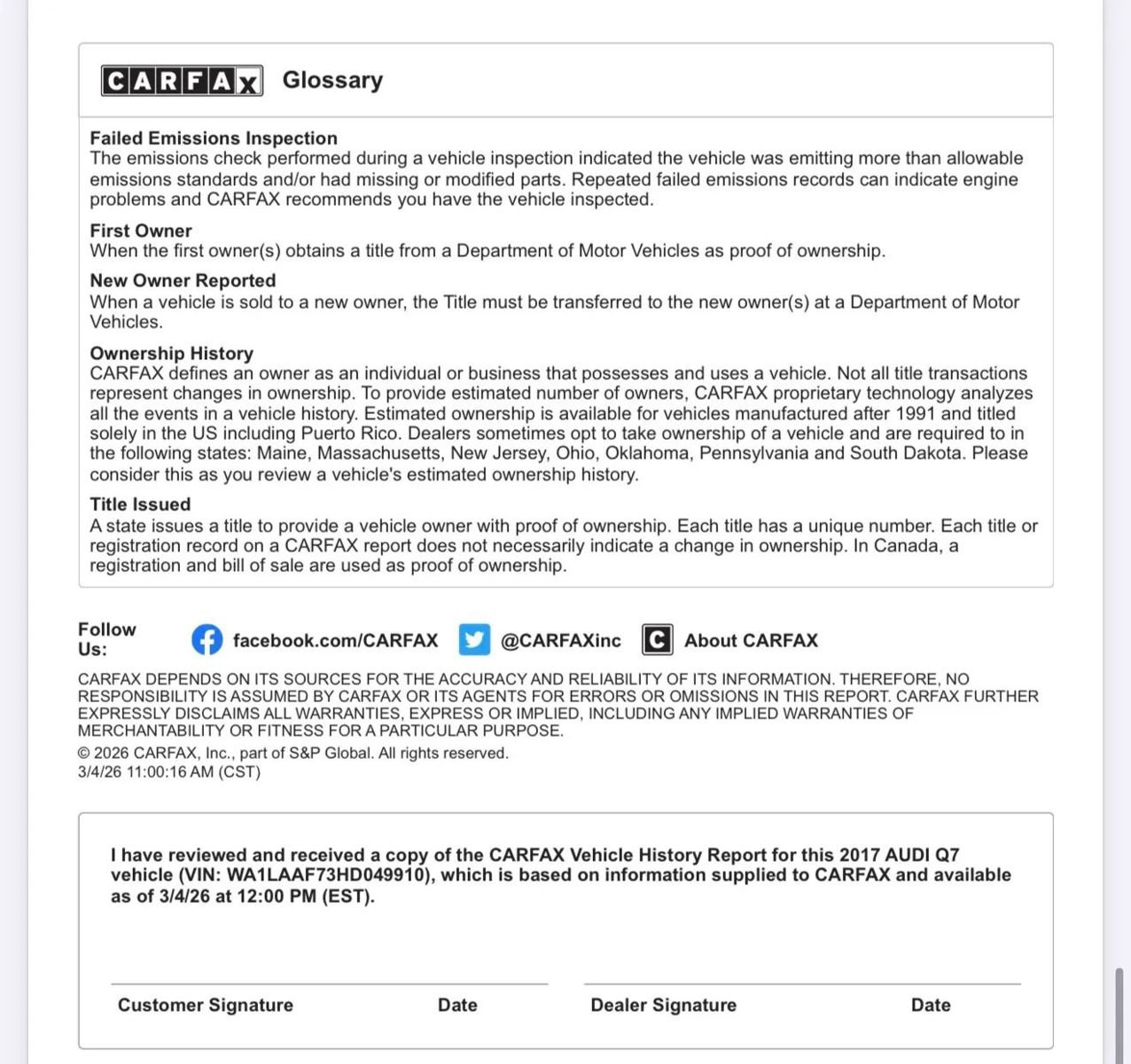 Used 2017 Audi Q7 3.0T Premium Plus w/ Premium Plus Package image 77