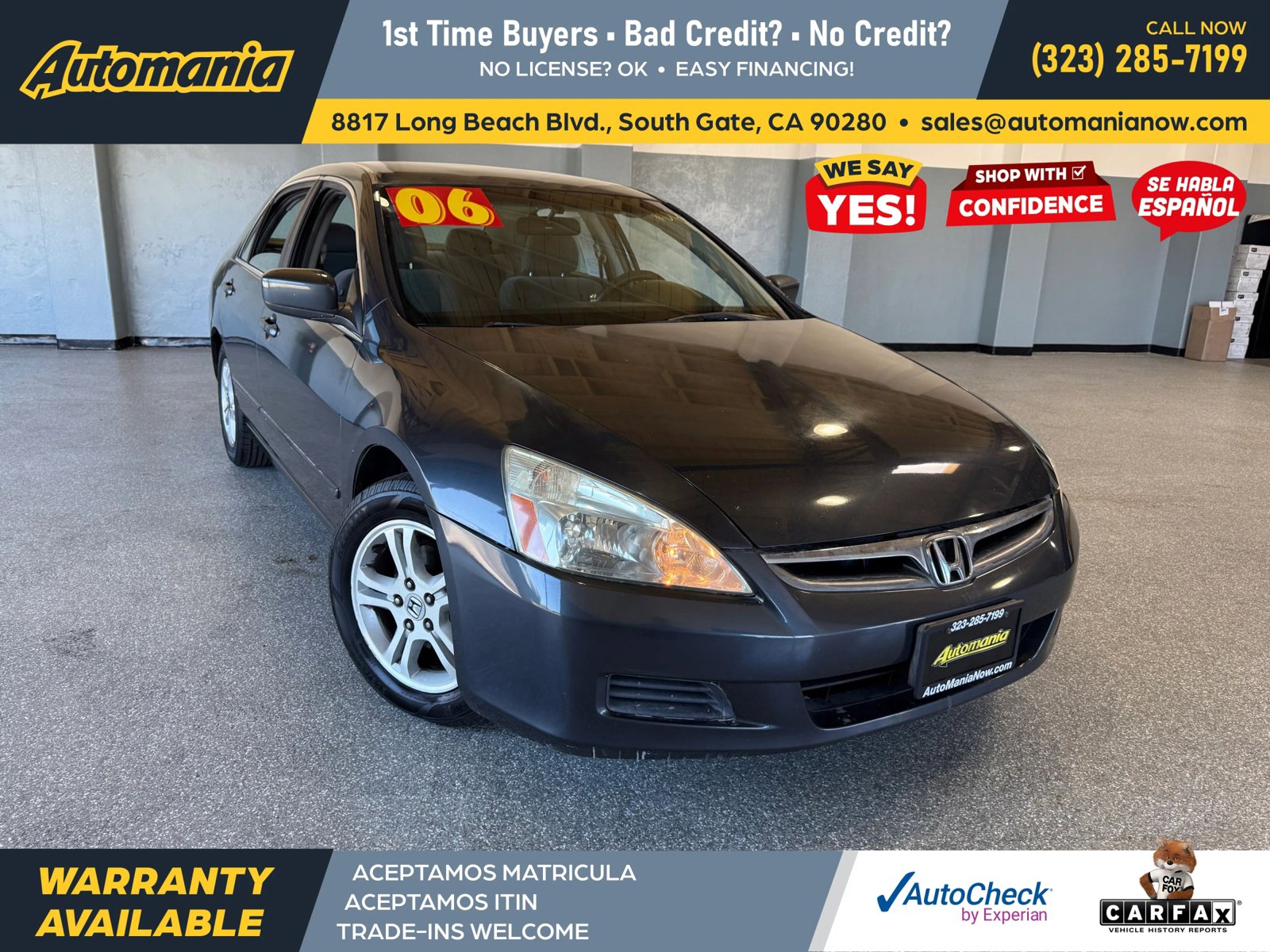 Used 2006 Honda Accord SE image 1