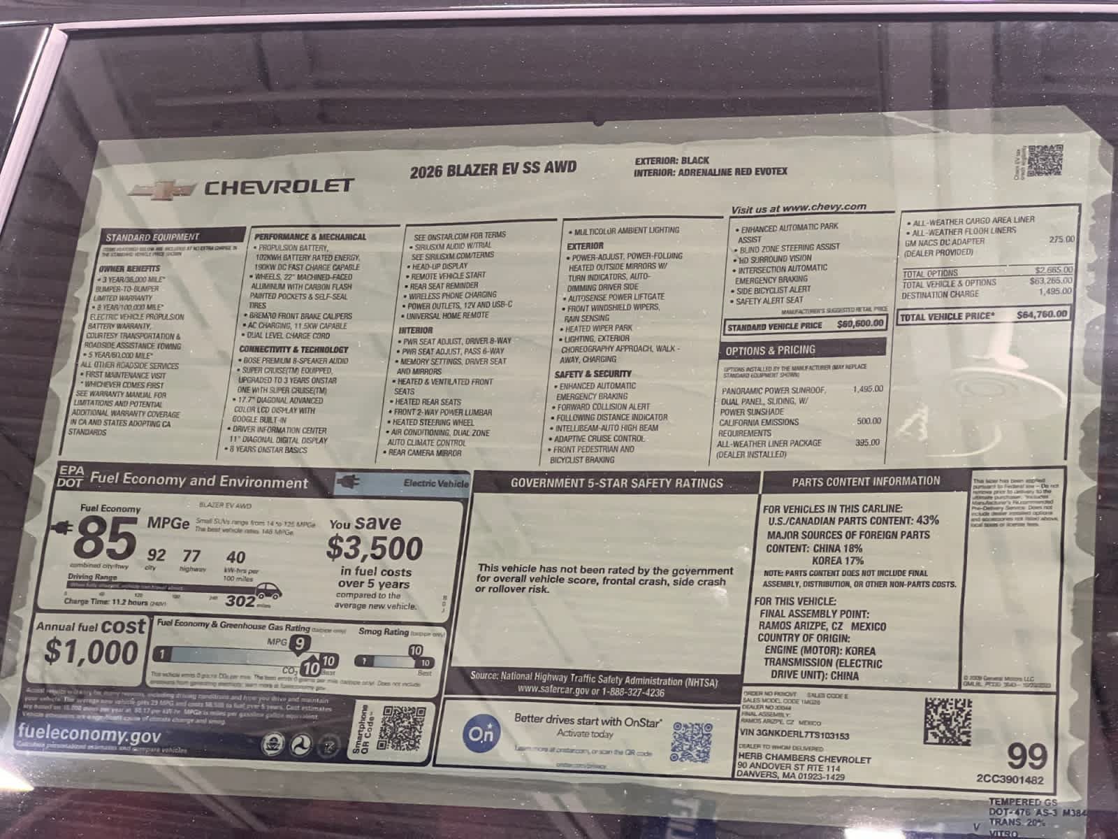 New 2026 Chevrolet Blazer EV SS AWD/4WD image 13