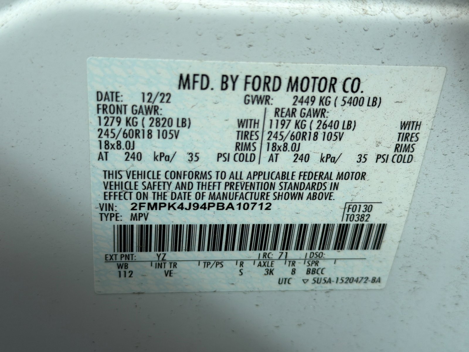 Used 2023 Ford Edge SEL w/ Convenience Package AWD/4WD image 39
