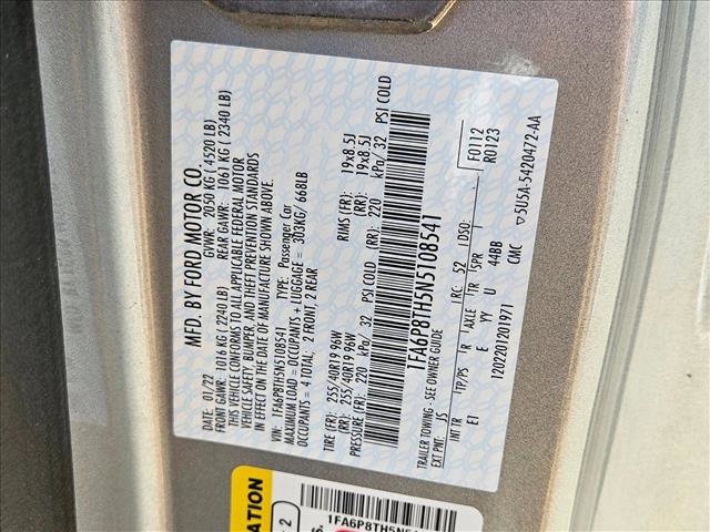 Used 2022 Ford Mustang Premium w/ Black Accent Package image 23