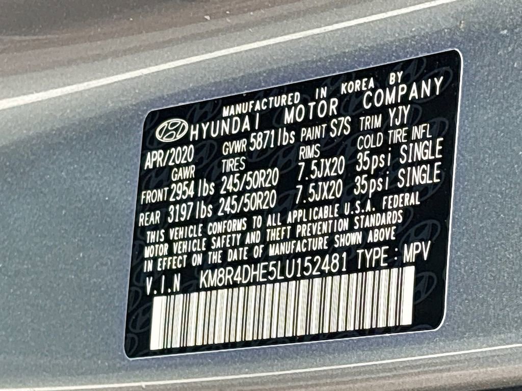 Used 2020 Hyundai Palisade SEL w/ Premium Package image 33