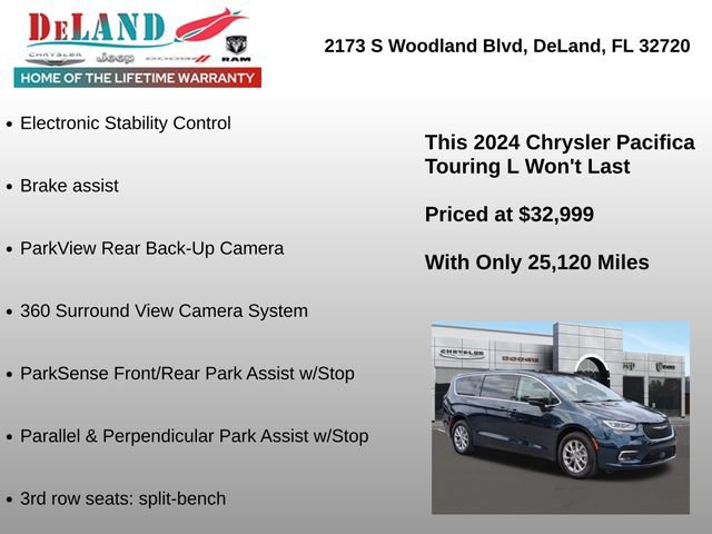 Used 2024 Chrysler Pacifica Touring-L AWD/4WD image 12