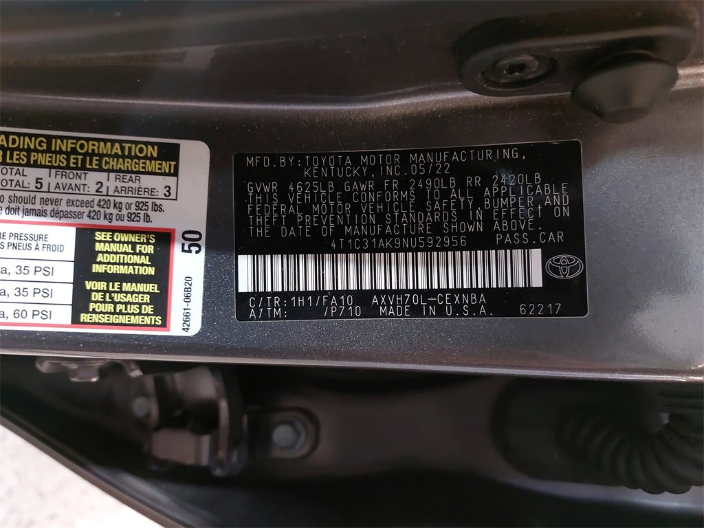 Used 2022 Toyota Camry LE image 33