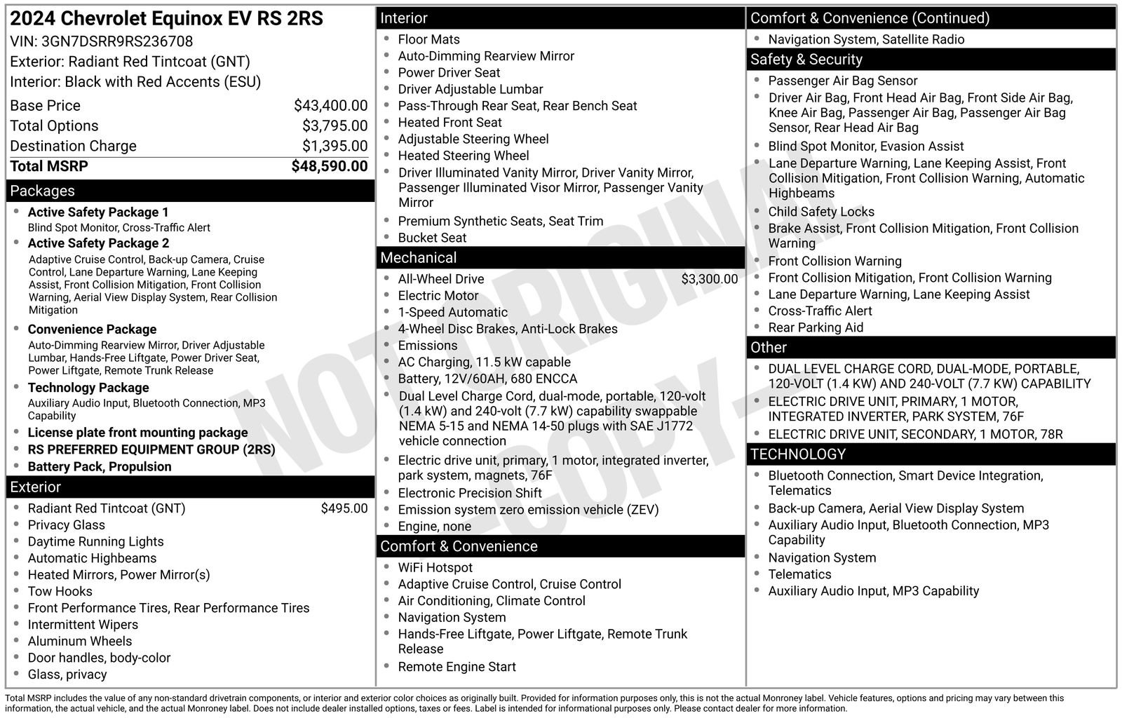 Used 2024 Chevrolet Equinox EV RS image 6