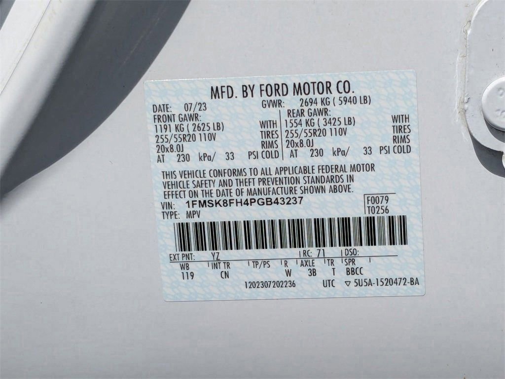 Used 2023 Ford Explorer Limited image 49