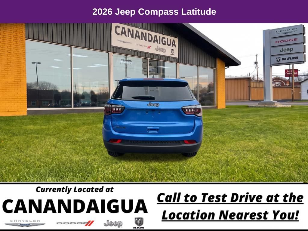 New 2026 Jeep Compass Latitude w/ Quick Order Package 29K AWD/4WD image 7