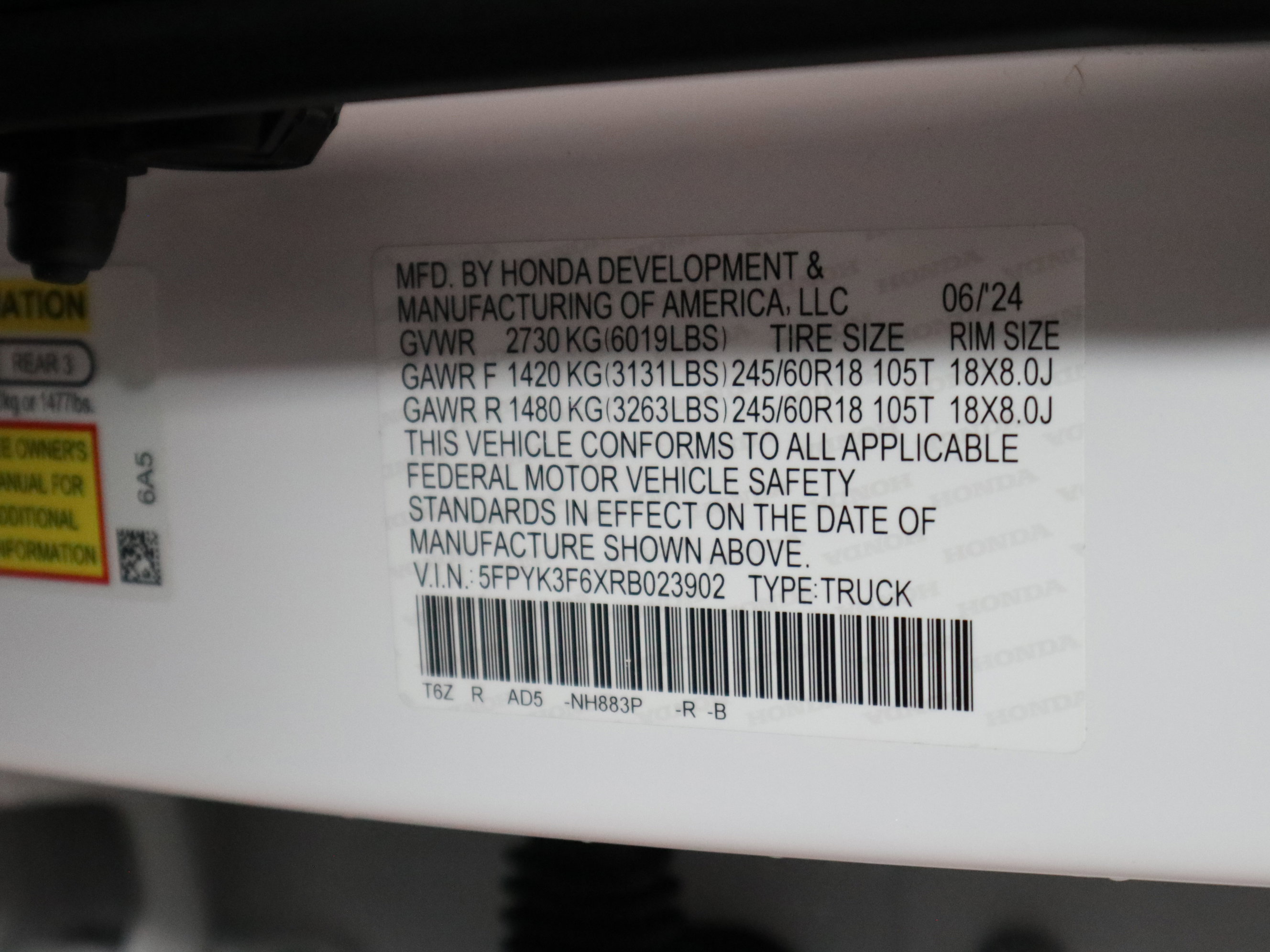 Used 2024 Honda Ridgeline TrailSport image 43