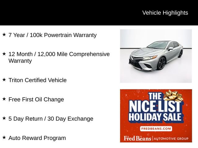 Used 2019 Toyota Camry XSE image 3